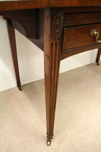 Antique George III Drop Flap Library Table
