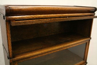 Antique Globe Wernicke Oak Sectional/Stacker Bookcase
