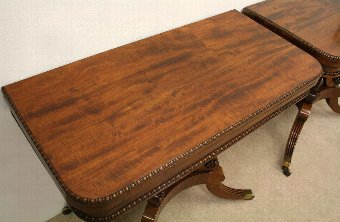 Antique Matched Pair of William Trotter Games Tables