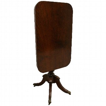Antique Regency Snap Top Occasional Table