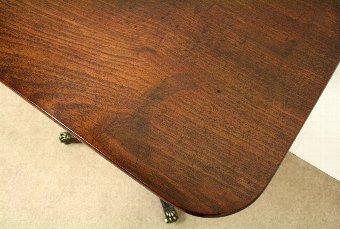 Antique Regency Snap Top Occasional Table