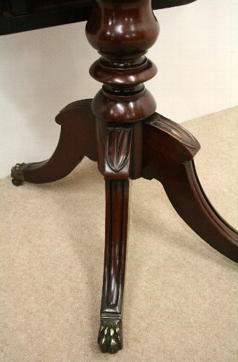 Antique Regency Snap Top Occasional Table