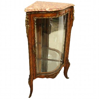 French Kingwood Corner Cabinet