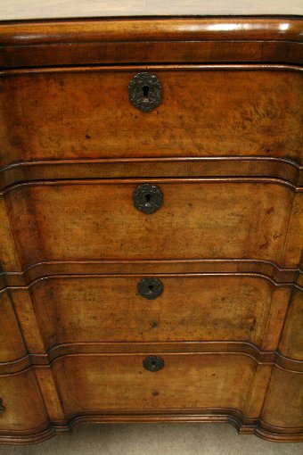 Antique George I Style Burr Walnut Chest Of Drawers