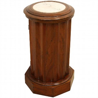 Victorian Cylindrical Bedside Locker