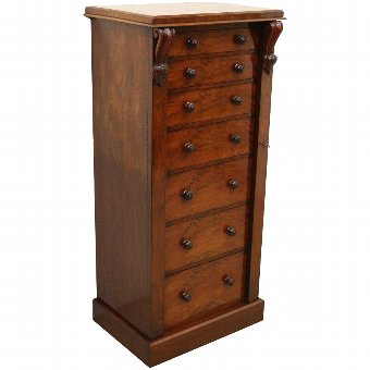 Mid Victorian Mahogany Wellington Chest