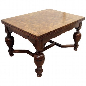 French Oak Pull Out Dining Table