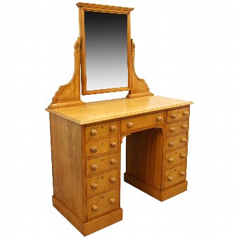 Late Victorian Satinwood Dressing Table
