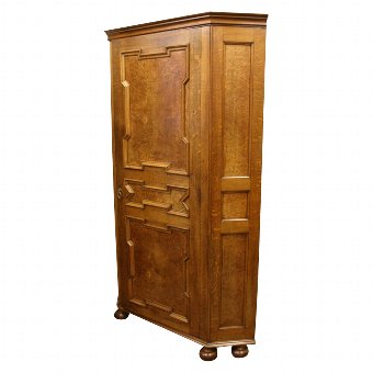 Scottish Oak Corner Wardrobe