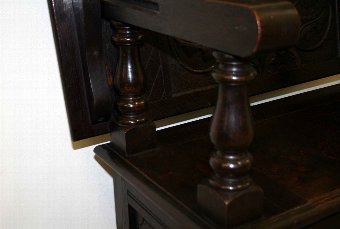 Antique Oak Monks Bench