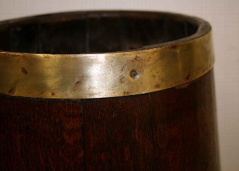 Antique Victorian Oak Stick Stand