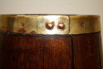 Antique Victorian Oak Stick Stand