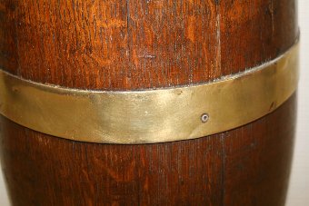 Antique Victorian Oak Stick Stand