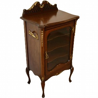 Late Victorian Louis XV Style Music Cabinet