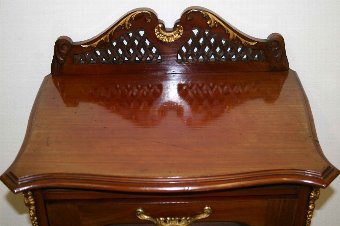 Antique Louis XV Style Mahogany Music Cabinet