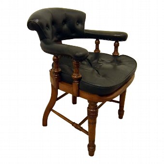 Oak Captain's Chair/Desk Chair