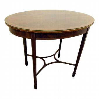 Mahogany Inlaid Occasional Table