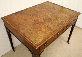 Antique George III Mahogany Library Table/Desk