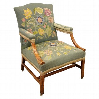 George III Elm Gainsborough Armchair