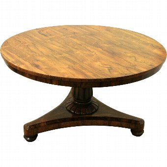 William IV Rosewood Breakfast Table