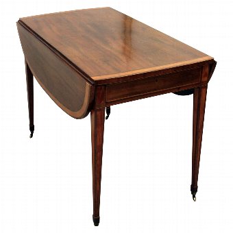 George III Mahogany Pembroke Table