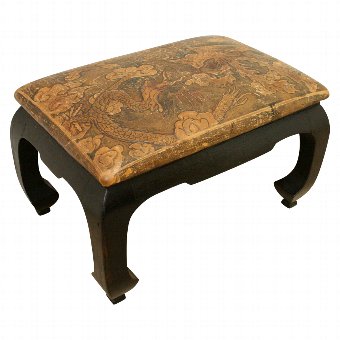 Art Nouveau Chinese Style Stool