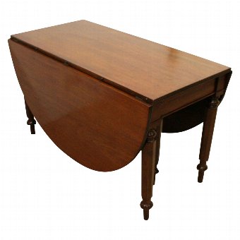 Late George IV Mahogany Drop Leaf Table