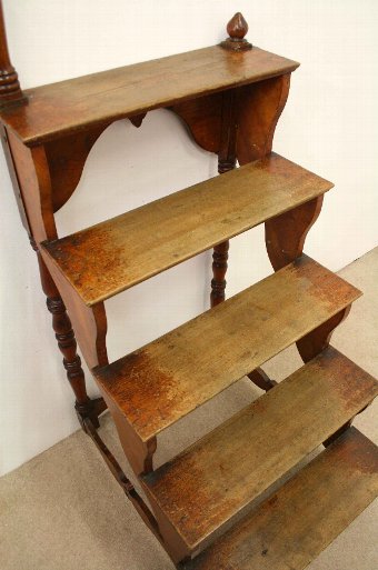 Antique Set of Pine Library Steps