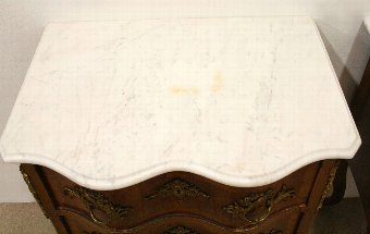 Antique Pair of French Walnut Commodes