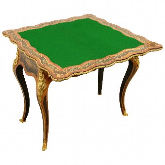 Antique French Louis XV Style Card Table