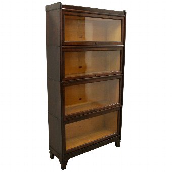 Mahogany Sectional/Stacking Bookcase by Weis