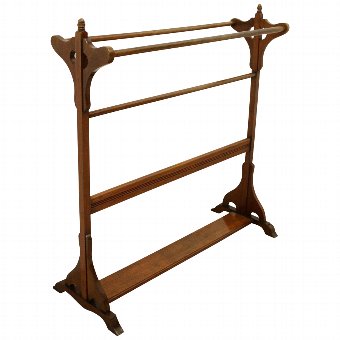 Large Walnut Towel Rail