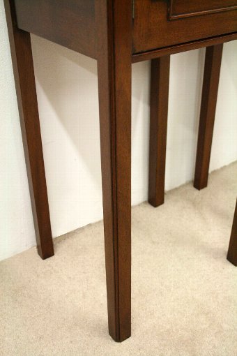 Antique Pair of George III Style Mahogany Bedside Cabinets