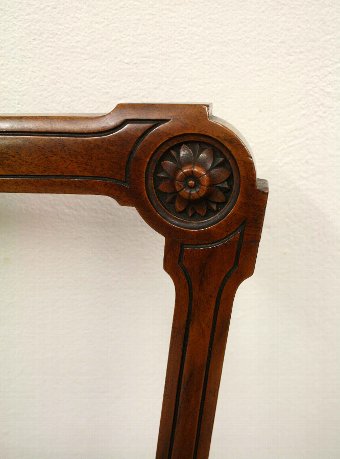 Antique Set of 4 Late Victorian Walnut Dining Chairs