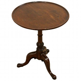 George III Mahogany Tripod Occasional Table