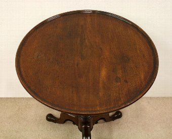 Antique George III Mahogany Tripod Occasional Table