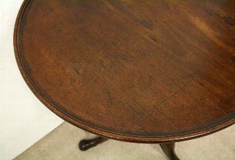 Antique George III Mahogany Tripod Occasional Table