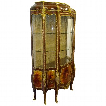 Vernis Martin Bombe Front Cabinet