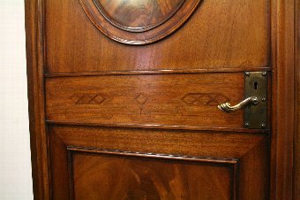 Antique Aesthetic Movement Mahogany Two-Door Wardrobe