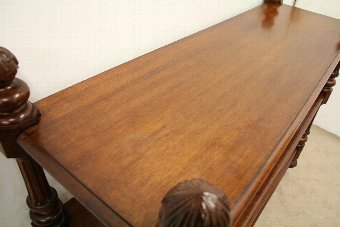 Antique Victorian Carved Oak Buffet