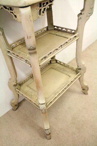 Antique Chinese Painted Jardinière Stand