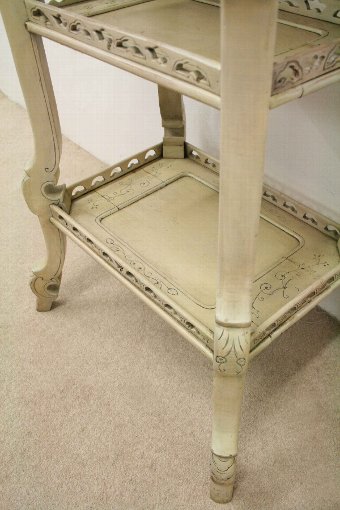 Antique Chinese Painted Jardinière Stand