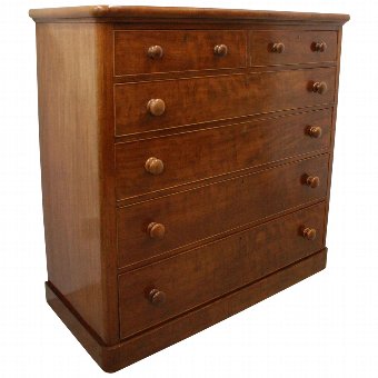 Large Victorian Mahogany Chest of Drawers