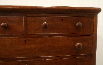 Antique Large Victorian Mahogany Chest of Drawers