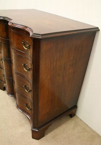 Antique George II Style Burr Walnut Chest of Drawers