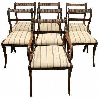 Set of 7 Dining Chairs by William Trotter
