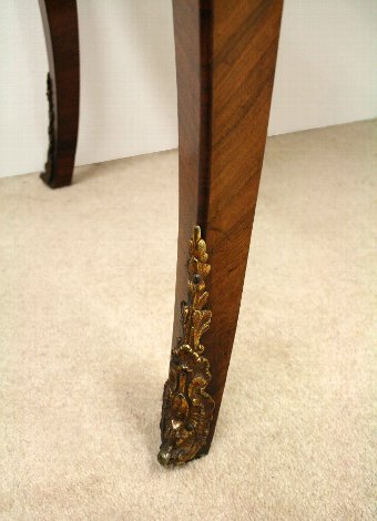 Antique French Serpentine Walnut Writing Table