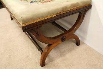 Antique Rosewood Stool by James Mein of Kelso