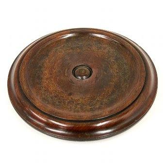 Mahogany Wine Coaster by James Mein of Kelso