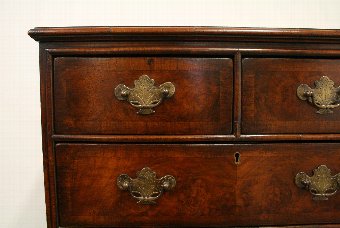 Antique George I Style Burr Walnut Chest on Chest